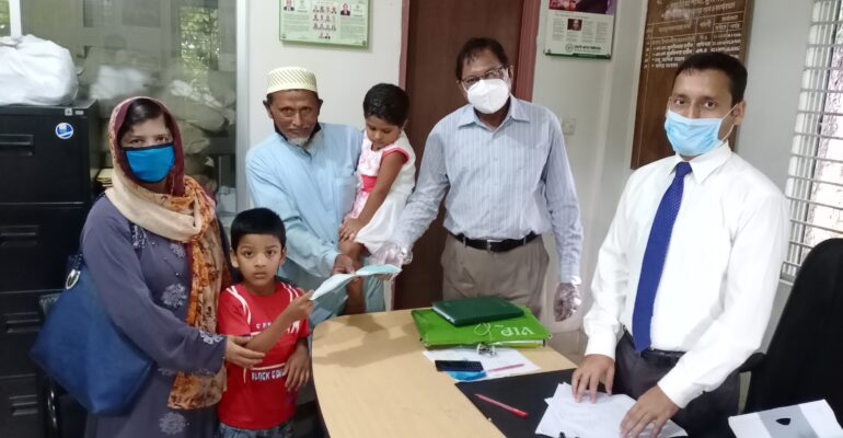 Support for the Family of Late Colleague Md. Jahirul Islam - Bangladesh Bondhu Foundation (BONDHU)